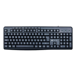 Techly IDATA 955-UBK-TM tastiera Casa/ufficio USB QWERTY Italiano Nero