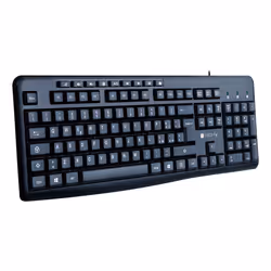Techly IDATA 955-UBK-TM tastiera Casa/ufficio USB QWERTY Italiano Nero