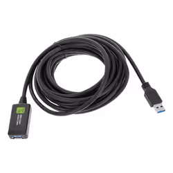 Techly ICUR3050G cavo USB USB 3.2 Gen 1 (3.1 Gen 1) 5 m USB A Nero - Vista aggiuntiva 2