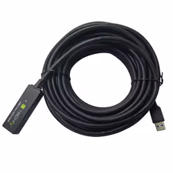 Techly ICUR30100G cavo USB USB 3.2 Gen 1 (3.1 Gen 1) 10 m USB A Nero
