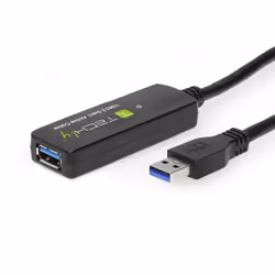 Techly ICUR30100G cavo USB USB 3.2 Gen 1 (3.1 Gen 1) 10 m USB A Nero - Vista aggiuntiva 5
