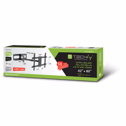 Techly ICA-PLB-721 Supporto TV a parete 2,03 m (80") Nero