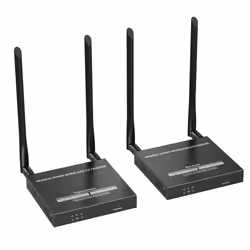 Techly IDATA HDMI-WL699, 3840 x 2160 Pixel, Trasmettitore e ricevitore AV, 50 m, Wireless, Nero, HDCP