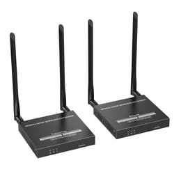 Techly IDATA HDMI-WL699 moltiplicatore AV Trasmettitore e ricevitore AV Nero