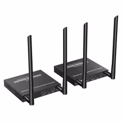 Techly IDATA HDMI-WL699 moltiplicatore AV Trasmettitore e ricevitore AV Nero