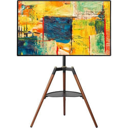 Techly ICA-TR58 Supporto TV a parete 165,1 cm (65") Nero, Legno