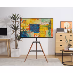 Techly ICA-TR58 Supporto TV a parete 165,1 cm (65") Nero, Legno