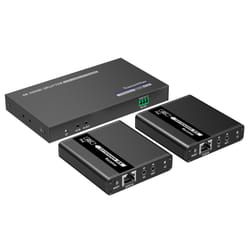 Techly IDATA EX-HL21TYP moltiplicatore AV Trasmettitore e ricevitore AV Nero
