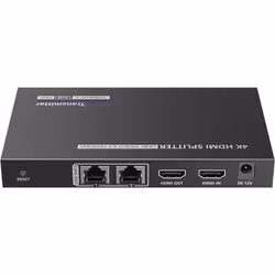 Techly IDATA EX-HL21TYP moltiplicatore AV Trasmettitore e ricevitore AV Nero