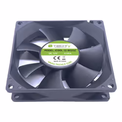 Techly Ventola per PC 80x80x25 12V