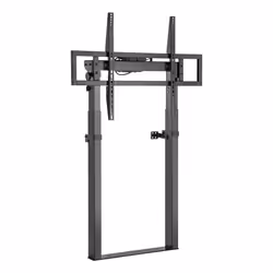 Techly Supporto TV Motorizzato da Parete con Altezza Regolabile per TV da 55-100" con Telecomando