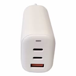 Techly IPW-USB-65W2C1A Caricabatterie per dispositivi mobili Computer portatile, Power bank, Smartphone, Tablet, Universale Bianco AC Ricarica rapida Interno