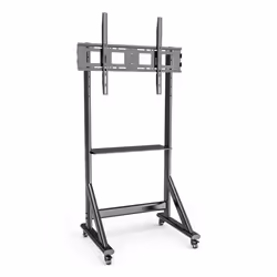 Techly Supporto da Pavimento TV LCD/LED 55-100" Altezza Regolabile con Mensola, 139,7 cm (55"), 2,54 m (100"), 120 kg, 200 x  ...