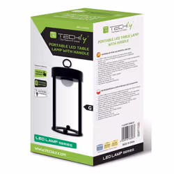Techly I-LAMP-TABLE1 lampada da tavolo Lampadina/e non sostituibile/i 3 W LED Nero