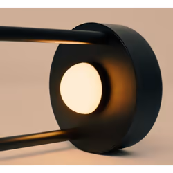 Techly I-LAMP-TABLE1 lampada da tavolo Lampadina/e non sostituibile/i 3 W LED Nero
