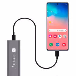 Techly I-CASE USB31C-NVME2 contenitore di unità di archiviazione Box esterno SSD Nero M.2 - Vista aggiuntiva 4