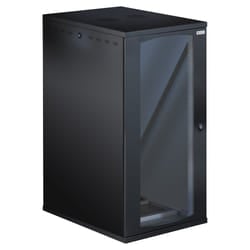 Techly I-CASE EW-26822BK rack 22U Da parete Nero