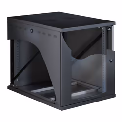 Techly I-CASE EW-26822BK rack 22U Da parete Nero - Vista aggiuntiva 2