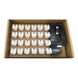 Techly Kit 24 Frutti Cat.6A UTP 90° Keystone con Pinza Crimpatrice