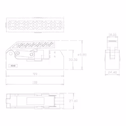 Techly Kit 24 Frutti Cat.6A UTP 180° Keystone con Pinza Crimpatrice
