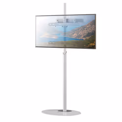 Techly ICA-TR544 Supporto TV a parete 165,1 cm (65") Bianco