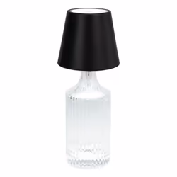 Techly I-LAMP-BOTTLE luce ad ombra Camera da letto, Cafe, Sala da pranzo, Hotel, Cucina, Soggiorno, Ristorante Nero Acrilonitrile butadiene stirene (ABS), Gomma termoplastica (TPR)