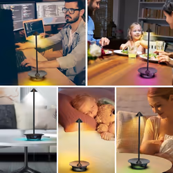 Techly I-LAMP-TABLE3 lampada da tavolo Modulo LED SMD 1 W SMD LED D Nero