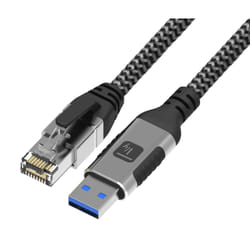 Techly Cavo USB 3.2 Tipo A Maschio a Ethernet RJ45 Maschio 1m