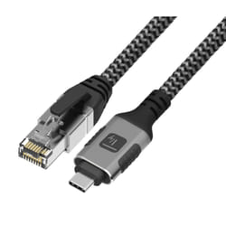 Techly Cavo USB-C Maschio a Ethernet RJ45 Maschio 1m