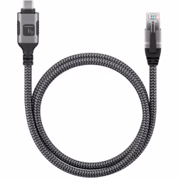 Techly Cavo USB-C Maschio a Ethernet RJ45 Maschio 1m