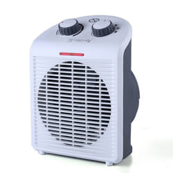 Techly IC-HEAT001 stufetta elettrica Interno Bianco 2000 W Riscaldatore ambiente elettrico con ventilatore