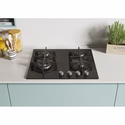 Candy CDK6GF4WEKB Nero Da incasso 59.5 cm Gas 4 Fornello(i) - Vista aggiuntiva 4