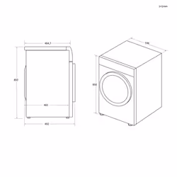 Candy Smart Pro BCTD H7A1TE-S asciugatrice Da incasso Caricamento frontale 7 kg A+ Bianco - Vista aggiuntiva 8
