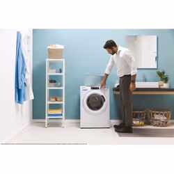 Candy Smart Pro CSOW 4965TWE/1-S lavasciuga Libera installazione Caricamento frontale Bianco E