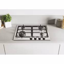 Candy CHG6BF4WEX Acciaio inox Da incasso 59 cm Gas 4 Fornello(i) - Vista aggiuntiva 5