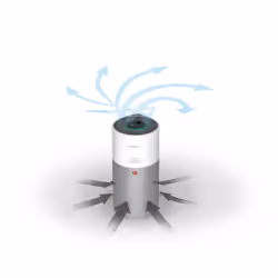 Hoover H-PURIFIER 500 purificatore 110 m² Argento, Bianco - Vista aggiuntiva 6