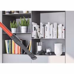 Hoover HF322AFP 011 Aspirapolvere a bastone 2 in 1 Batteria Secco Tessuto Senza sacchetto 0,7 L 240 W Grigio, Titanio