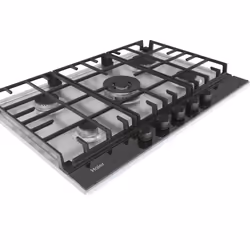 Haier Series 2 HAHG74S2X Acciaio inox Da incasso 74.5 cm Gas 5 Fornello(i) - Vista aggiuntiva 4