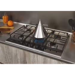 Haier Series 2 HAHG74S2X Acciaio inox Da incasso 74.5 cm Gas 5 Fornello(i) - Vista aggiuntiva 6