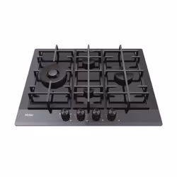 Haier Series 6 HAVG5D4HB Nero Da incasso Gas 4 Fornello(i)