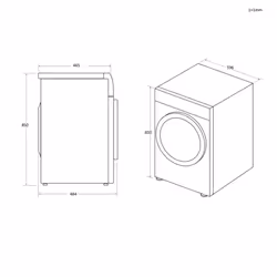 Candy Smart Pro CSO4H7A2DE-S asciugatrice Libera installazione Caricamento frontale 7 kg A++ Bianco - Vista aggiuntiva 6