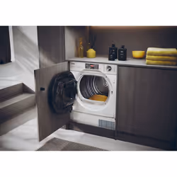 Haier HDBI H7A2TBEX-S asciugatrice Da incasso Caricamento frontale 7 kg A++ Bianco - Vista aggiuntiva 6