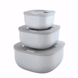 Haier HAGSM4080, Set, Quadrato, Grigio, 3 pz