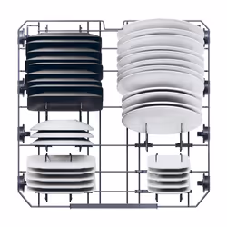 Haier XF 6A0M4PDX Lavastoviglie libera installazione 60 cm 16 coperti classe A 40 dB Acciaio inox - Vista aggiuntiva 7