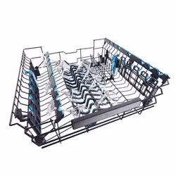 Haier XF 6A0M4PDX Lavastoviglie libera installazione 60 cm 16 coperti classe A 40 dB Acciaio inox - Vista aggiuntiva 8