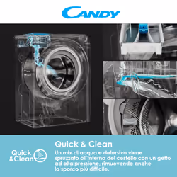 Candy Smart CSS129TW4-11 lavatrice Caricamento frontale 9 kg 1200 Giri/min Bianco - Vista aggiuntiva 8