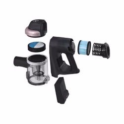 Hoover HF401H 011 Aspirapolvere a bastone 2 in 1 Batteria Secco Senza sacchetto 0,7 L 240 W Nero, Argento - Vista aggiuntiva 7