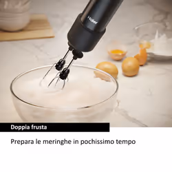 Haier Frullatore a immersione I-Master Serie 5 Nero, 3 lame in acciaio inox, becher 0,9 L, Accessoriato - Vista aggiuntiva 6