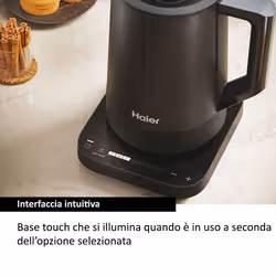 Haier SERIE 5, Bollitore, Nero, HKE5A 011 - Vista aggiuntiva 6