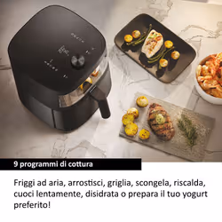 Haier HAF5TWA 011 7 L Indipendente 2000 W Friggitrice ad aria calda Nero - Vista aggiuntiva 4
